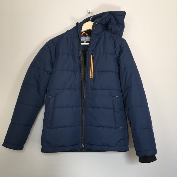 Michael Kors Other - Michael Kors Navy Hooded Puffer Jacket Sz 18/20